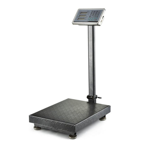 Digital Floor Scales 200kg Capacity - AC/DC Dual-Use, Stainless Steel Top"