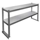 Overbench shelve 2 tier 1200mmx300mmx600mm